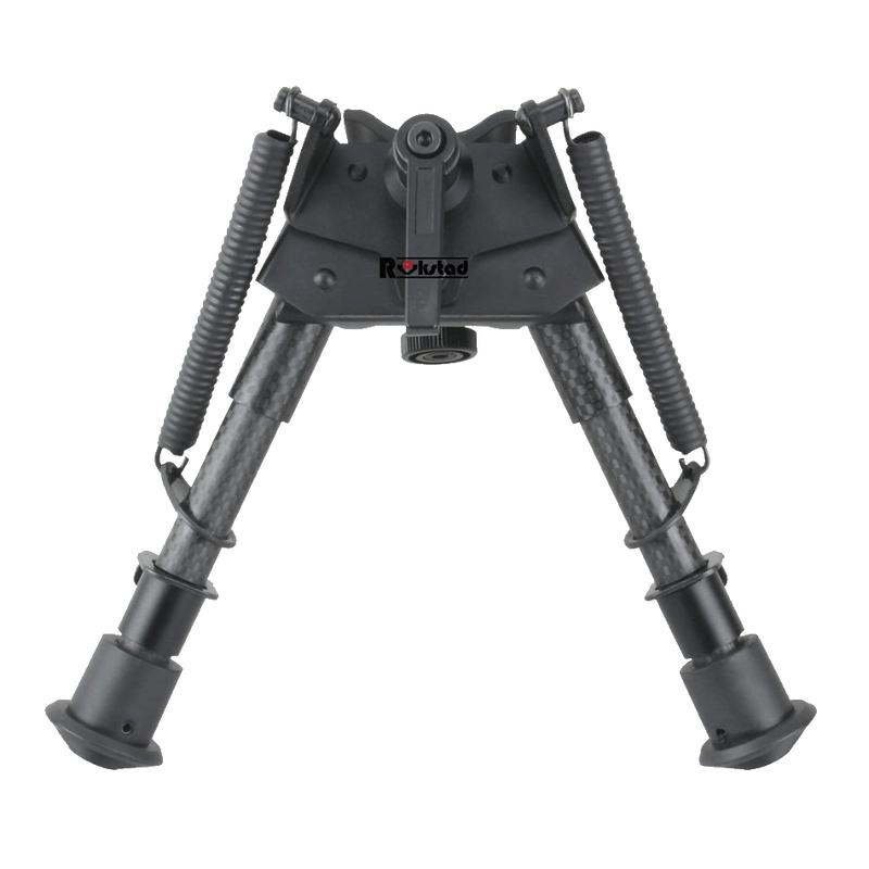 Load image into Gallery viewer, Carbon Fibre 6-9" Swivel Spring Bipod