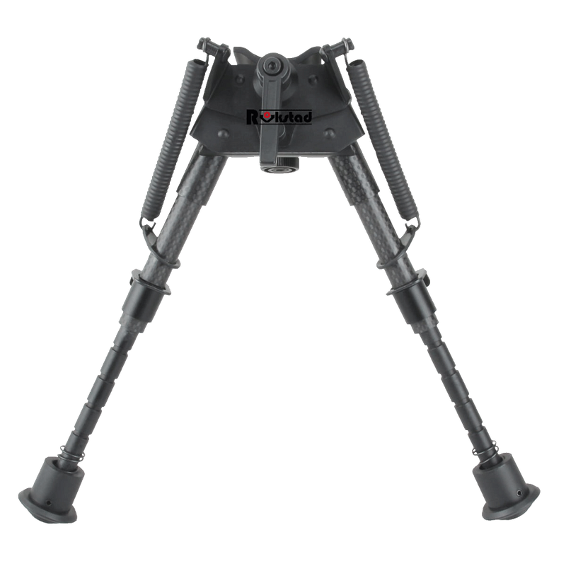 Load image into Gallery viewer, Carbon Fibre 6-9" Swivel Spring Bipod
