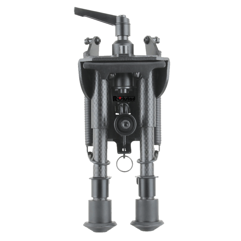 Load image into Gallery viewer, Carbon Fibre 6-9" Swivel Spring Bipod