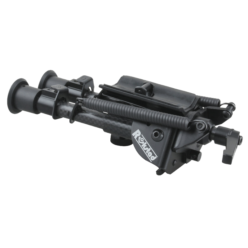 Load image into Gallery viewer, Carbon Fibre 6-9" Swivel Spring Bipod