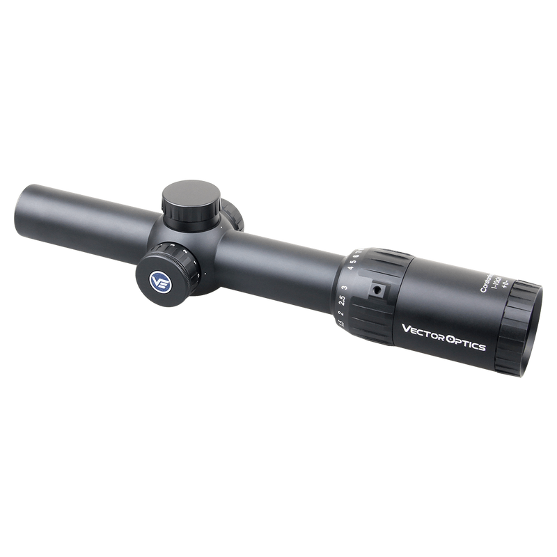 Load image into Gallery viewer, Vector Constantine 1-10x24 Fiber Dot Reticle