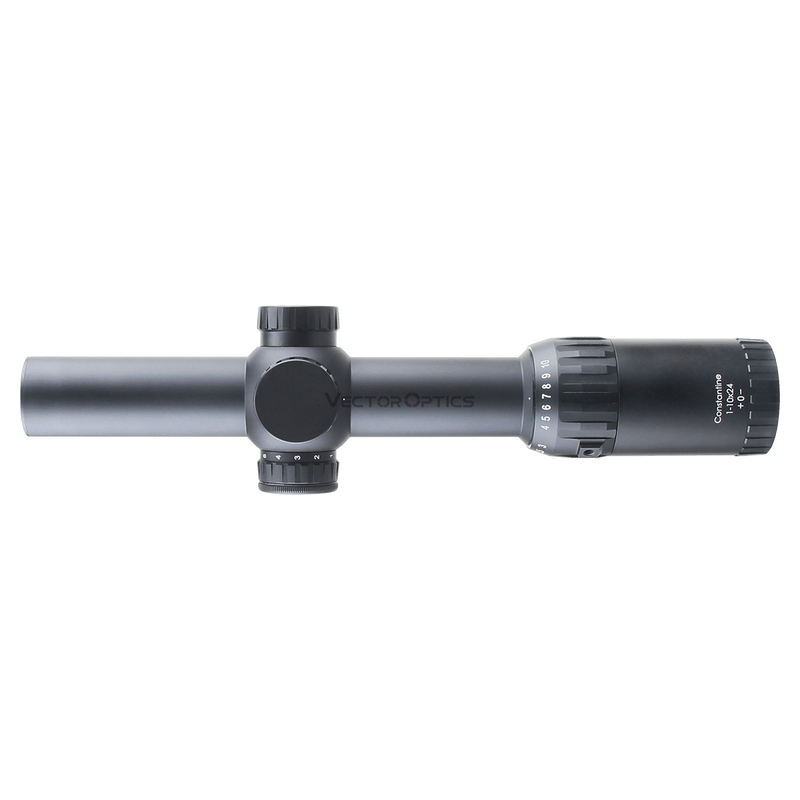 Load image into Gallery viewer, Vector Constantine 1-10x24 Fiber Dot Reticle