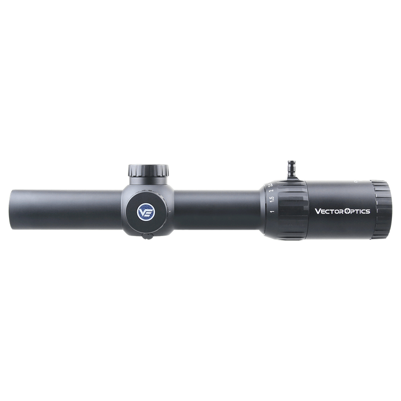Load image into Gallery viewer, Vector Constantine 1-10x24 Fiber Dot Reticle
