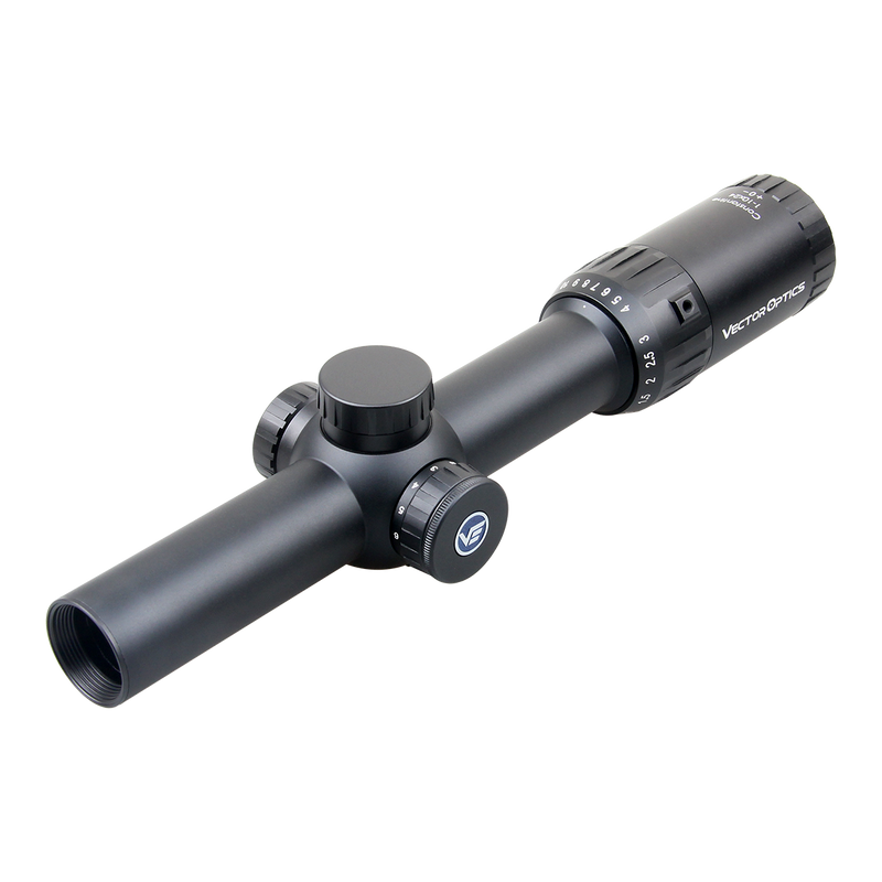 Load image into Gallery viewer, Vector Constantine 1-10x24 Fiber Dot Reticle
