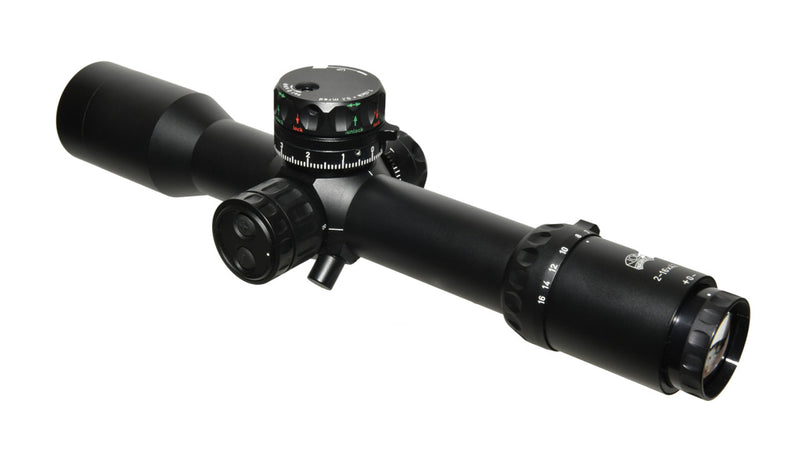 Load image into Gallery viewer, Valdada 2-16X42 35MM TACTICAL FFP MIL/MIL XTREME X1 ILLUM, SIDE FOCUS BK