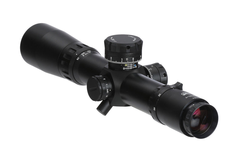 Load image into Gallery viewer, Valdada 4-28X50 40MM RECON TACTICAL FFP, MIL/MIL, XTREME X1 ILLUM. RETICLE