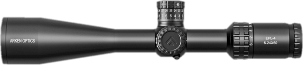 Load image into Gallery viewer, Arken EPL4 6-24x50 FFP MOA VHR Illuminated Reticle with Zero Stop - 30mm Tube