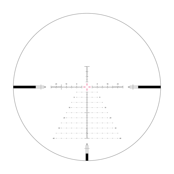 Load image into Gallery viewer, Arken EPL4 6-24×50 FFP MOA VPR Illuminated Reticle with Zero Stop – 30mm Tube