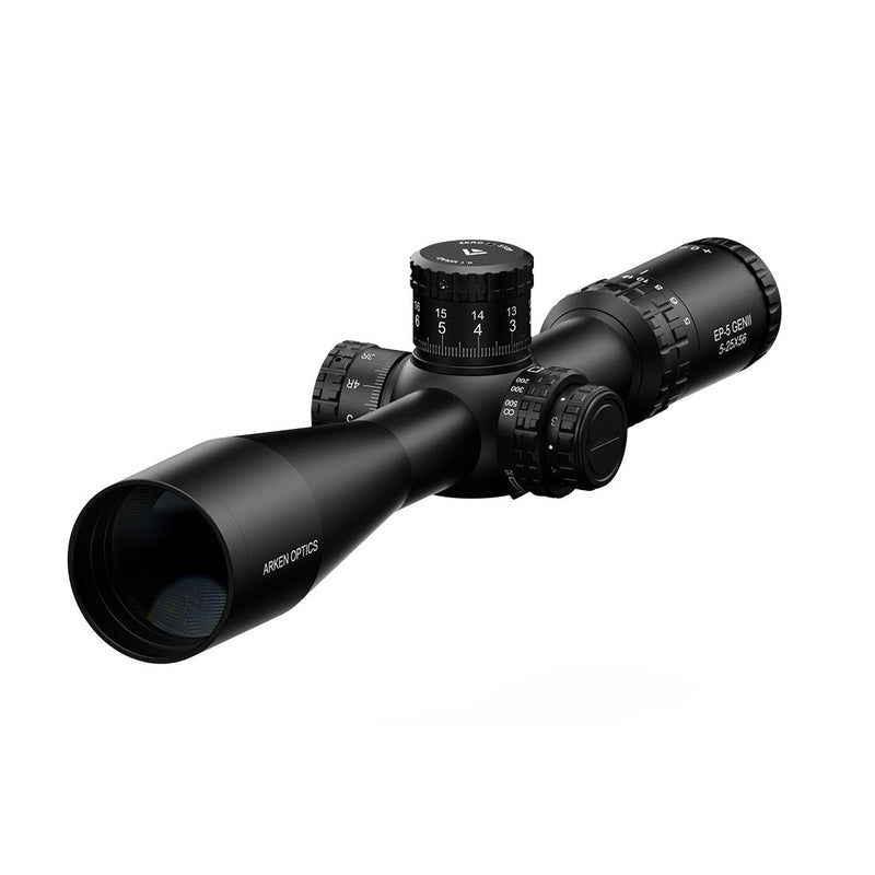 Load image into Gallery viewer, Arken Optics EP-5 GENII 5-25×56 FFP Illuminated VPR/TOR — Zero Stop —34mm Tube (MOA/VPR, MRAD, MRAD/VPR)