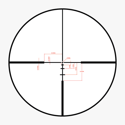 AKRA GENESIS 4-16x44 SFP MOA Scope