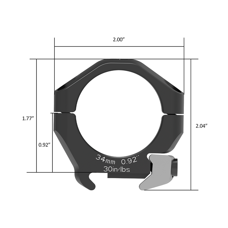 Load image into Gallery viewer, Arken Optics HALO Ti™ Titanium Scope Rings
