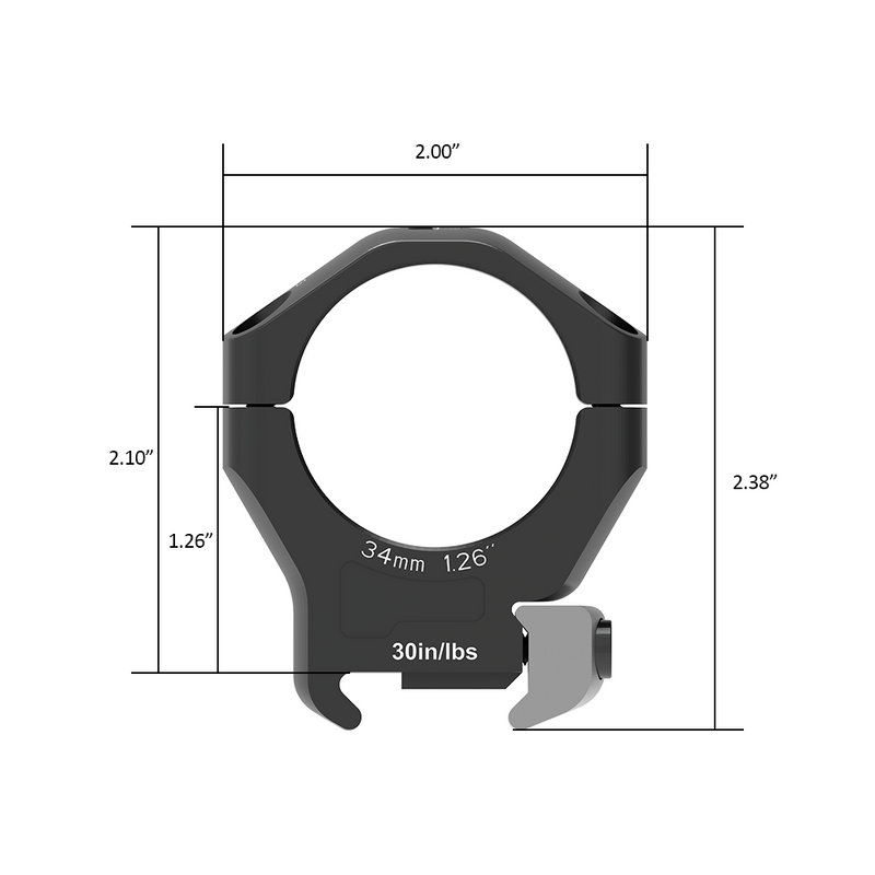 Load image into Gallery viewer, Arken Optics HALO Ti™ Titanium Scope Rings