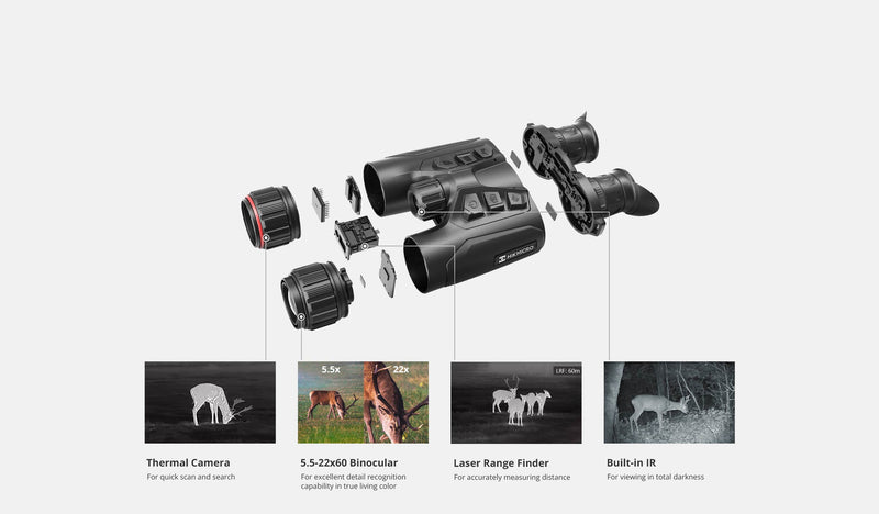 Load image into Gallery viewer, Hikmicro Habrok 4K HE25L 5.5-22x60