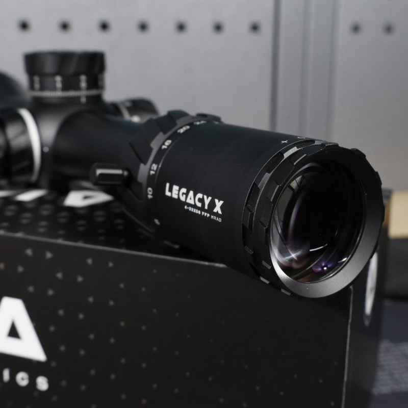 Load image into Gallery viewer, AKRA LEGACY X 4-32x56 FFP MRAD Scope