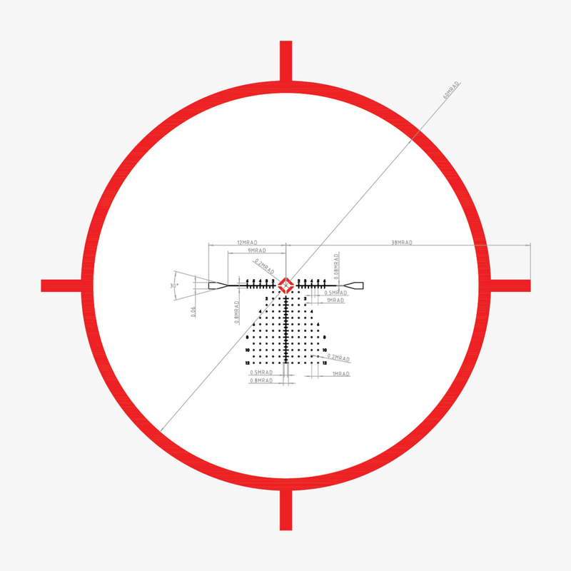 Load image into Gallery viewer, AKRA ORIGIN 1-10x28 FFP MRAD Scope