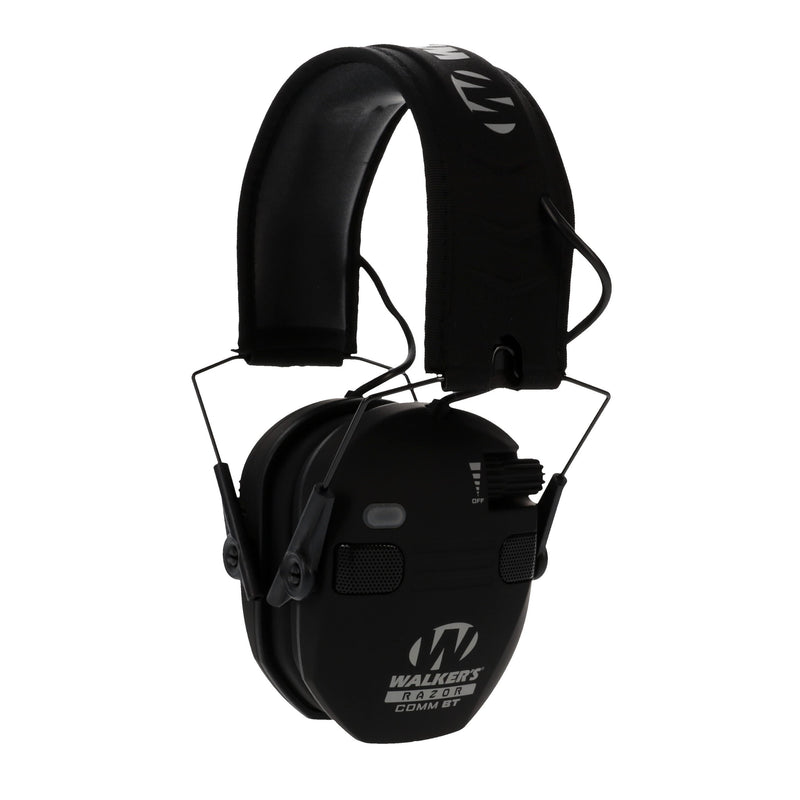 Load image into Gallery viewer, Walker Razor Slim Comm Electronic Muff Black Bluetooth 23db Ear Protection
