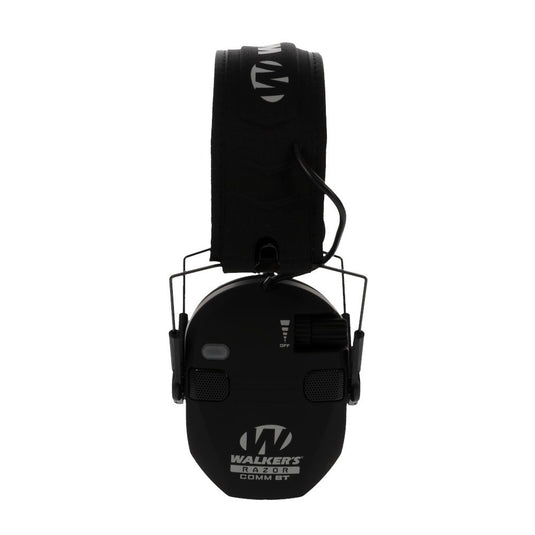 Walker Razor Slim Comm Electronic Muff Black Bluetooth 23db Ear Protection