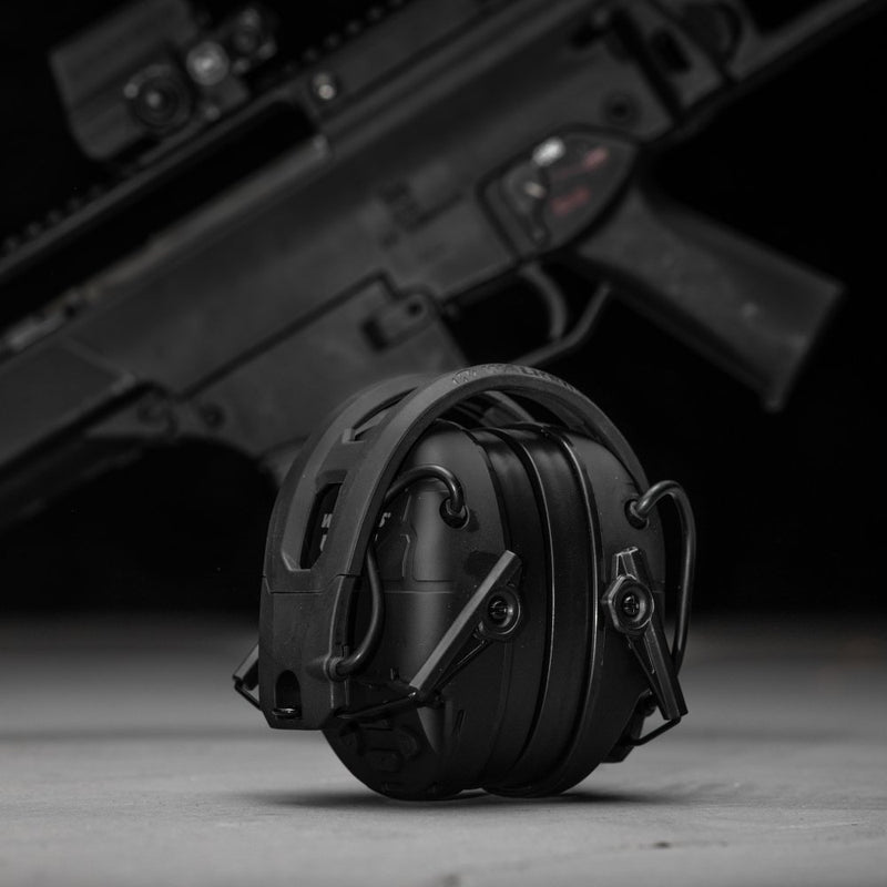 Load image into Gallery viewer, Walker Razor Slim Comm Electronic Muff Black Bluetooth 23db Ear Protection