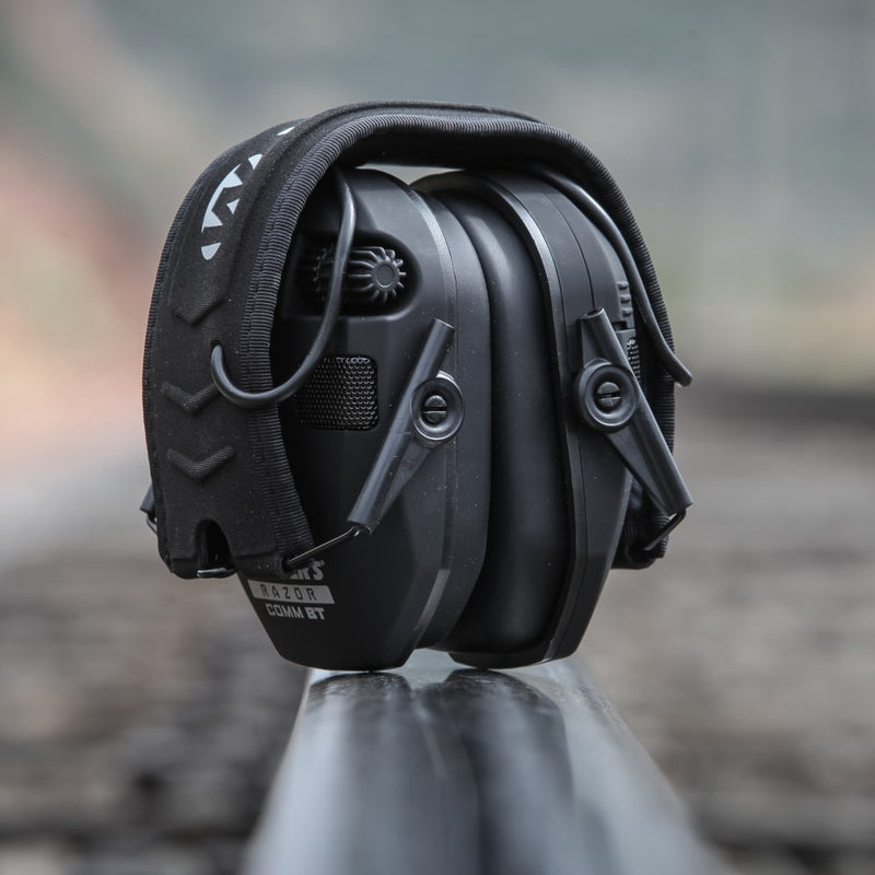 Load image into Gallery viewer, Walker Razor Slim Comm Electronic Muff Black Bluetooth 23db Ear Protection