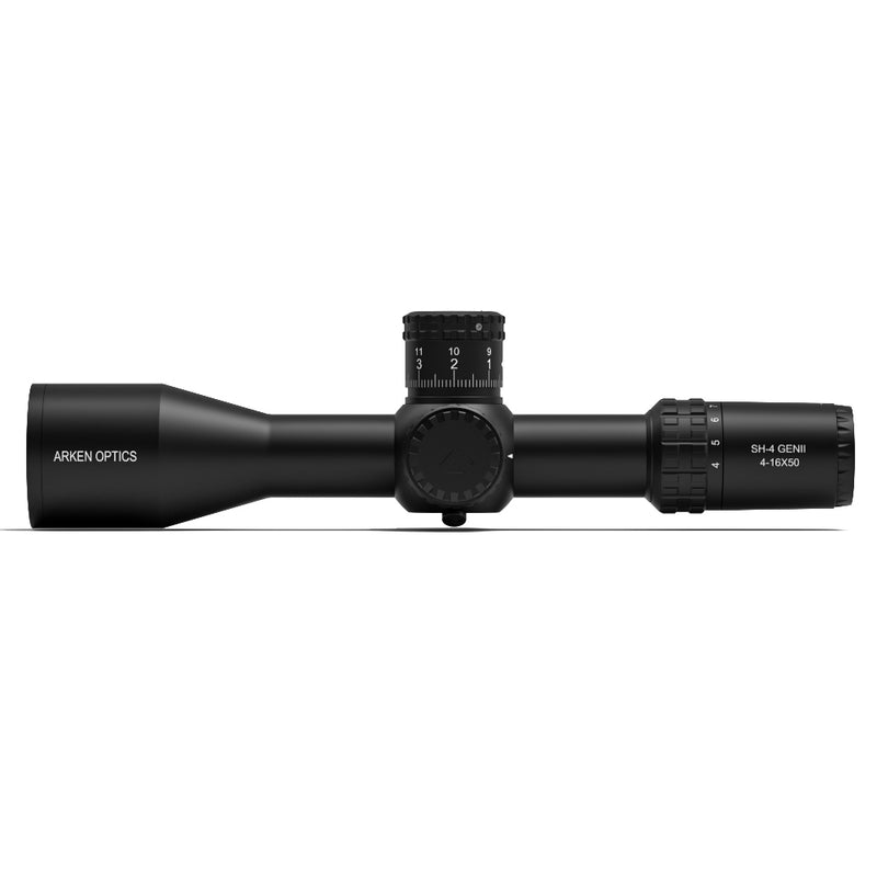 Load image into Gallery viewer, Arken SH4 4-16X50 GEN2 FFP MOA VPR Illuminated Reticle with Zero Stop - 34mm Tube