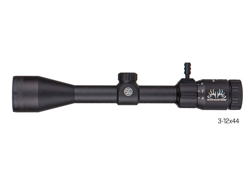 Load image into Gallery viewer, SIG SAUER BUCKMASTERS RIFLE SCOPE 3-12X44MM BDC (SFP)