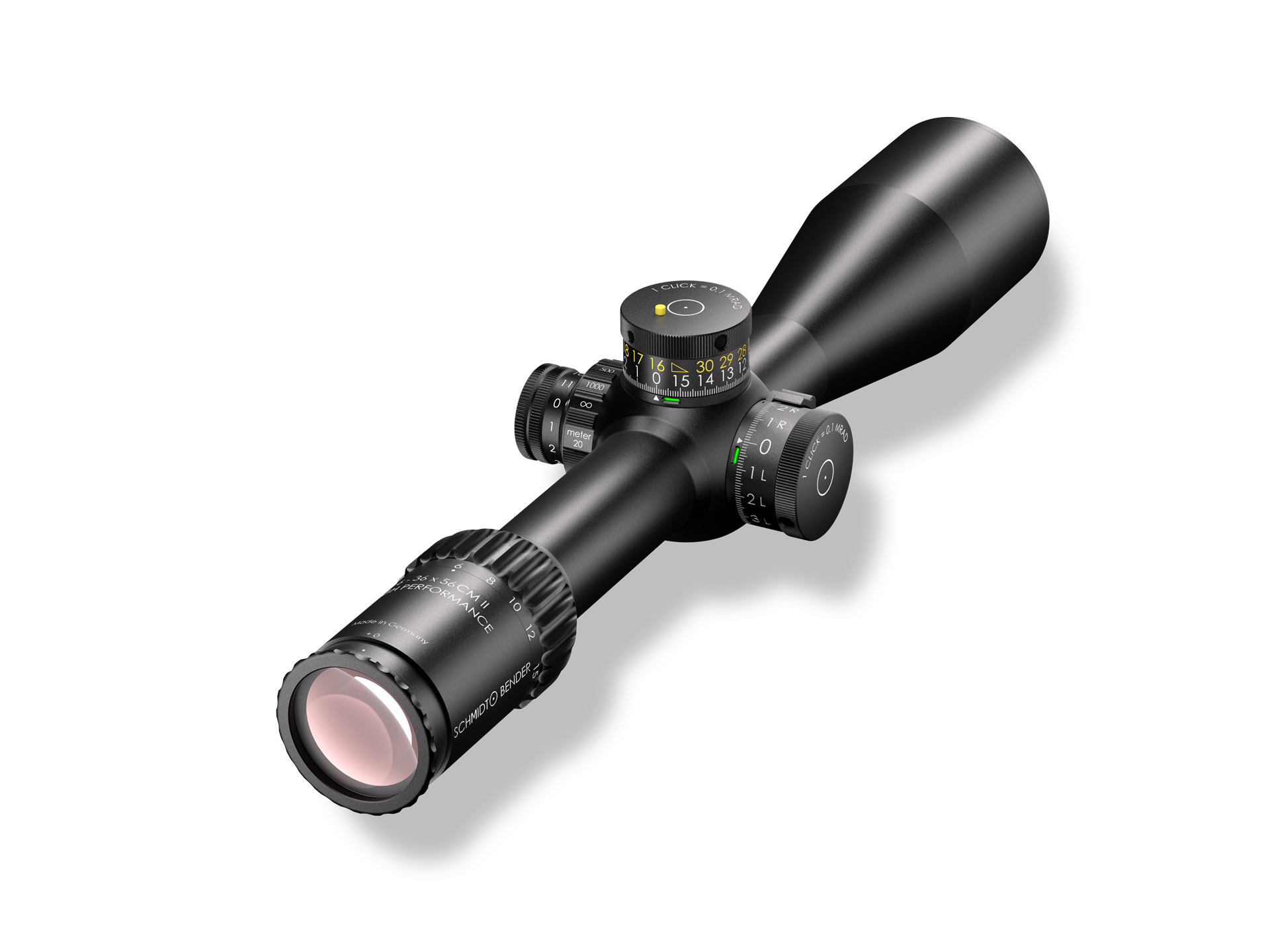 Schmidt and Bender 6-36x56 CM II High Performance LPI GR²ID 1cm cw