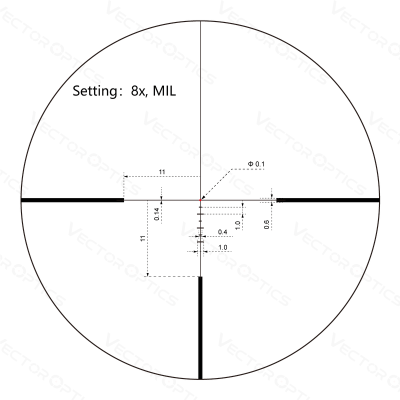 Load image into Gallery viewer, Vector Continental x8 1-8x24i ED Fiber LPVO Riflescope