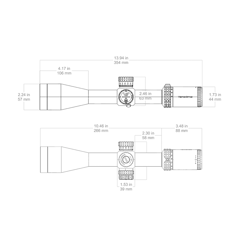 Load image into Gallery viewer, Vector Optics Sentinel 6-24x50 GenII SFP Rifle Scope (rings & bubble level incl.)