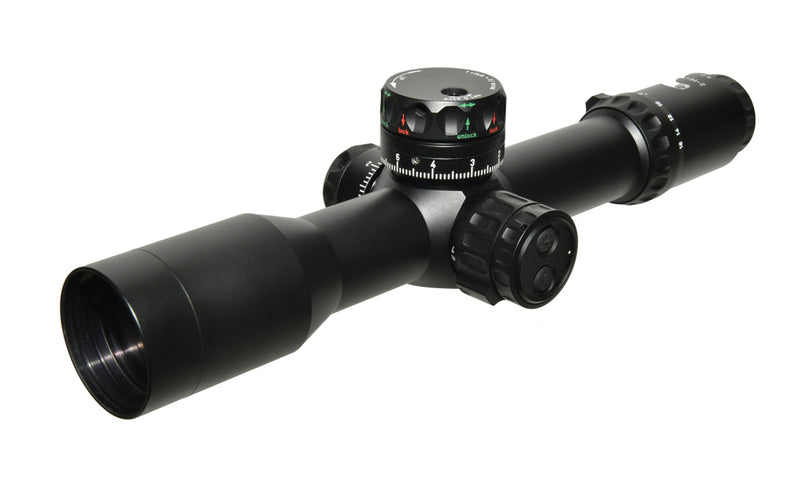 Load image into Gallery viewer, Valdada 2-16X42 35MM TACTICAL FFP MIL/MIL XTREME X1 ILLUM, SIDE FOCUS BK