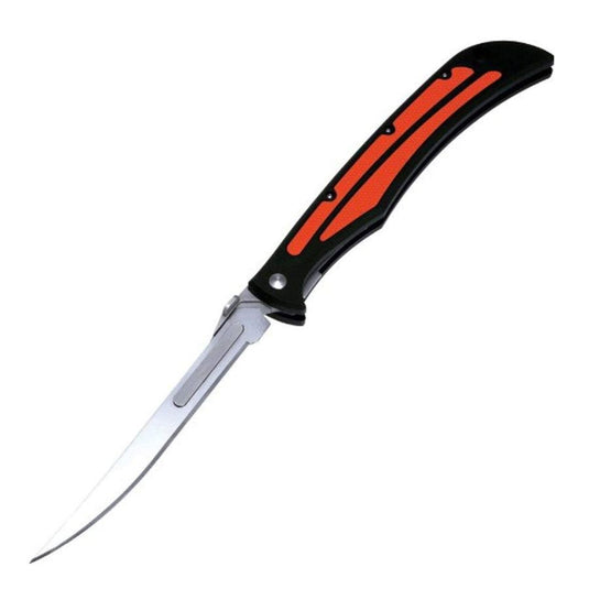 Havalon Baracuta-Edge Pro Fillet Folding Knife - 5.25", Orange/Black