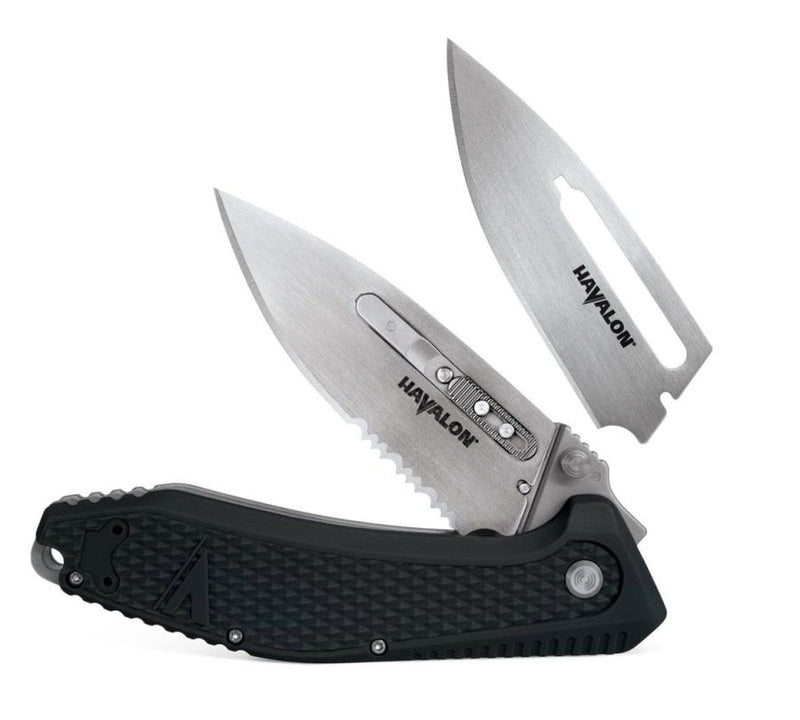 Load image into Gallery viewer, Havalon EDC Redi-Lock Assisted Folding Knife - Black, 3"