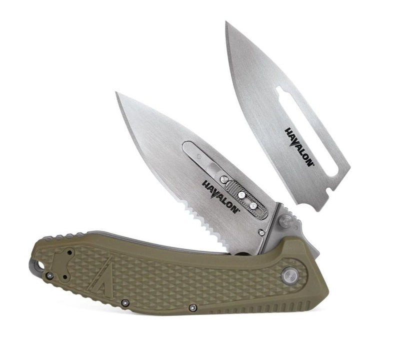 Load image into Gallery viewer, Havalon EDC Redi-Lock Assisted Folding Knife - Green, 3"