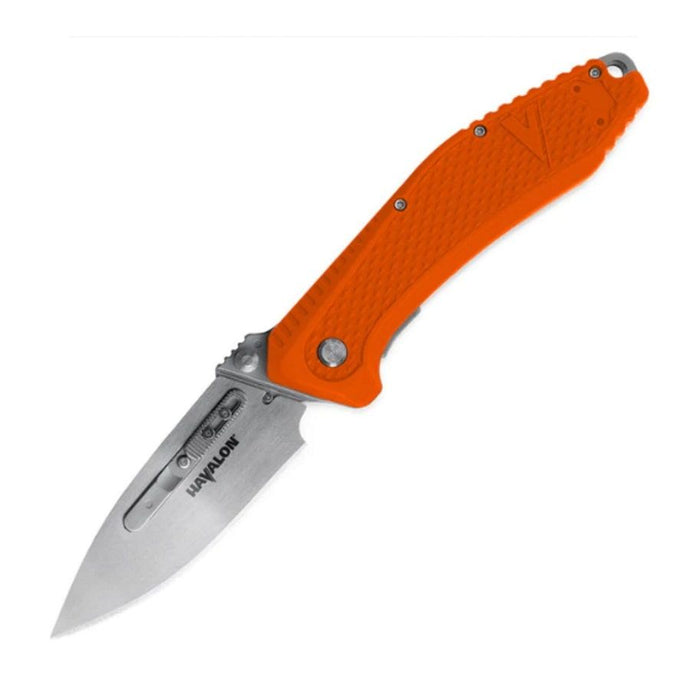 Havalon EDC Redi-Lock Assisted Folding Knife - Orange, 3