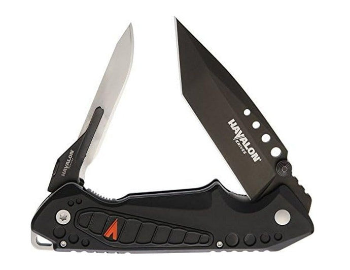 Havalon EXP Multi Folding Tactical Knife - Black