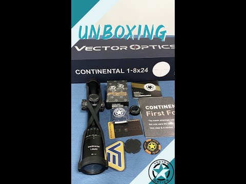 Load and play video in Gallery viewer, Vector Continental x8 1-8x24 SFP Tactical ED