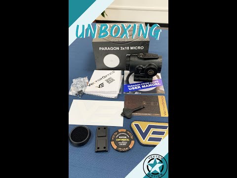 Load and play video in Gallery viewer, Vector Paragon 3x18 Micro Prism Scope