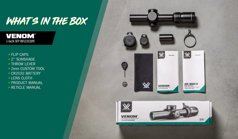 Load image into Gallery viewer, Vortex Venom® 1-6X24 SFP AR-BDC3 (MOA) | 34 mm Tube