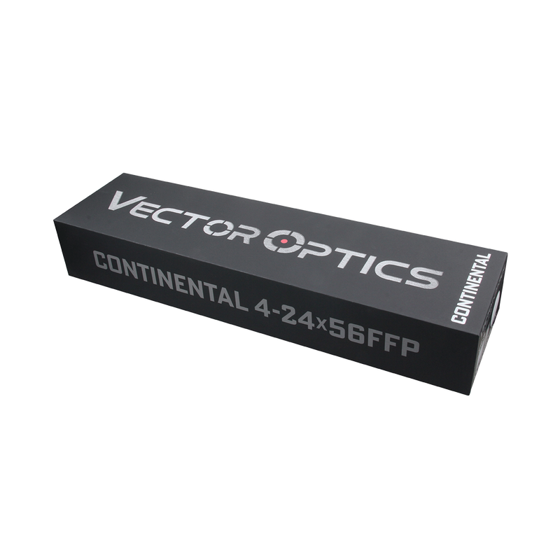Load image into Gallery viewer, Vector Continental 34mm x6 4-24x56 MBR FFP Ranging (incl. bubble level, rings and torque wrench)