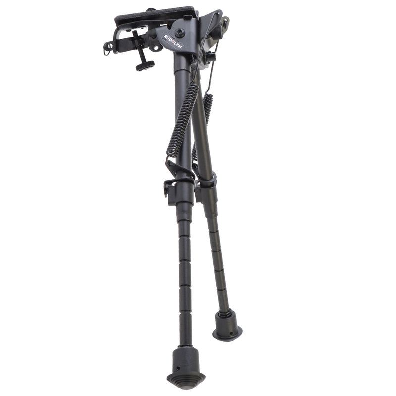 Load image into Gallery viewer, Rudolph Swivel Pivot Bipod - Black Aluminium 9"-13"