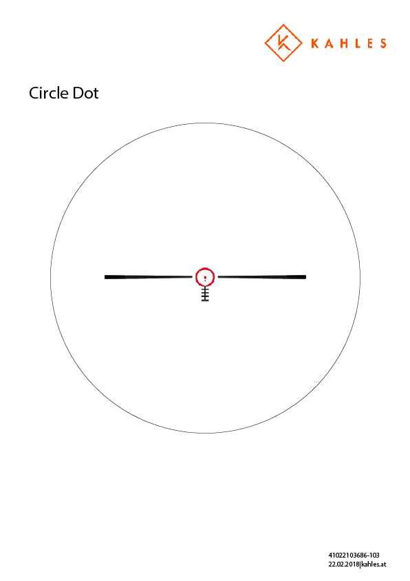 Load image into Gallery viewer, Kahles K4i 4x30 ABS Circle Dot