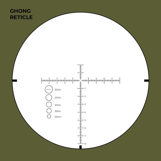 Rudolph V1 5-25X50 RR1 FFP IR MRAD Zero Stop Ghong Shooting Reticle