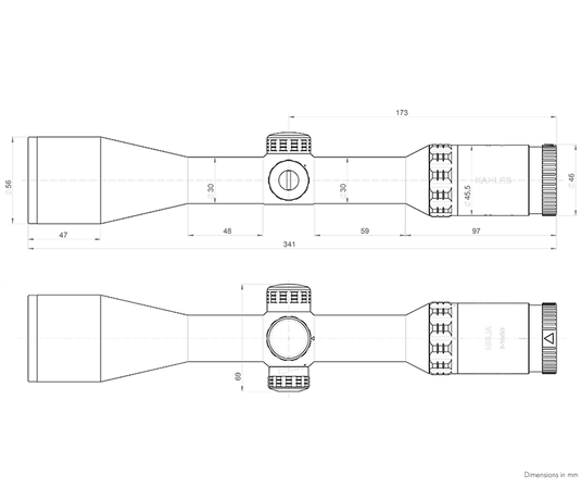 Kahles Helia 2-10X50i ABS 4-DOT