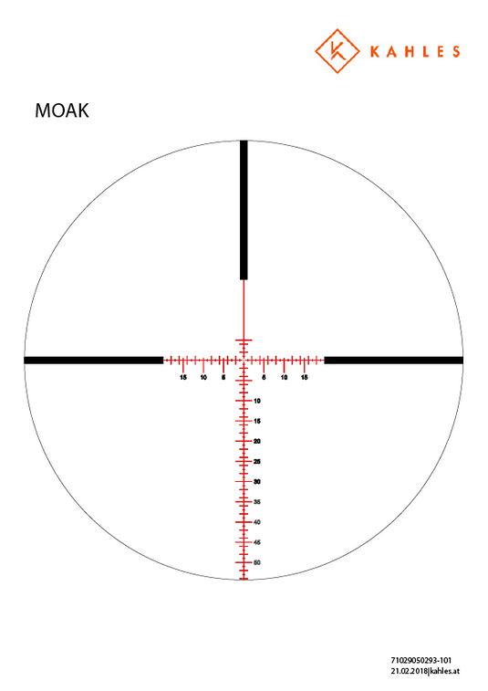 Kahles K525i CCW 5-25x56 / MOAK