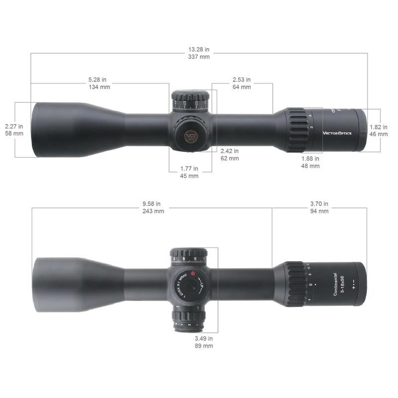 Load image into Gallery viewer, Vector Continental 34mm x6 3-18x50 VEC MBR FFP