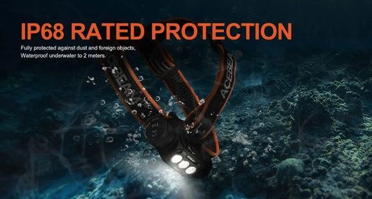 Acebeam H50 2.0 High Performance Headlamp - 2000 Lumens