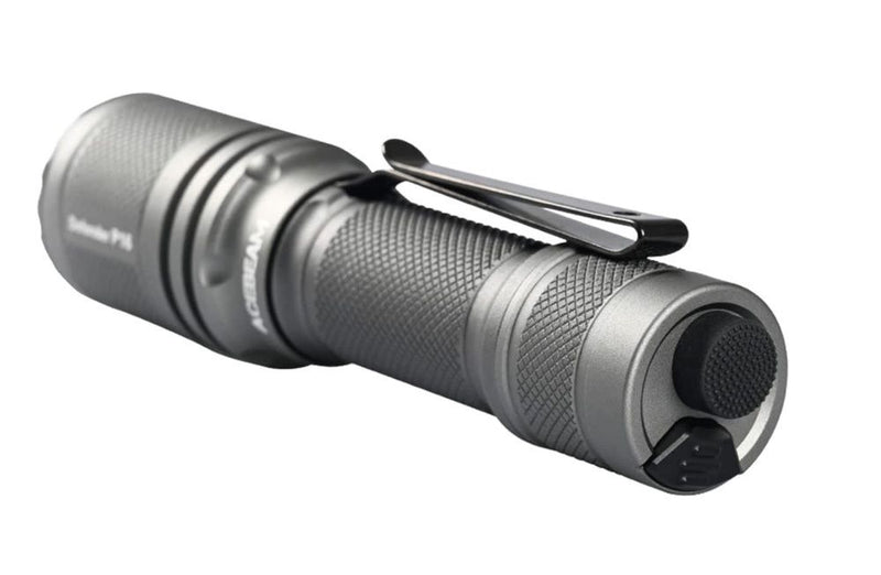Load image into Gallery viewer, Acebeam P16 Defender Dual Tail Switch Tactical Flashlight - 1800 Lumens, Grey