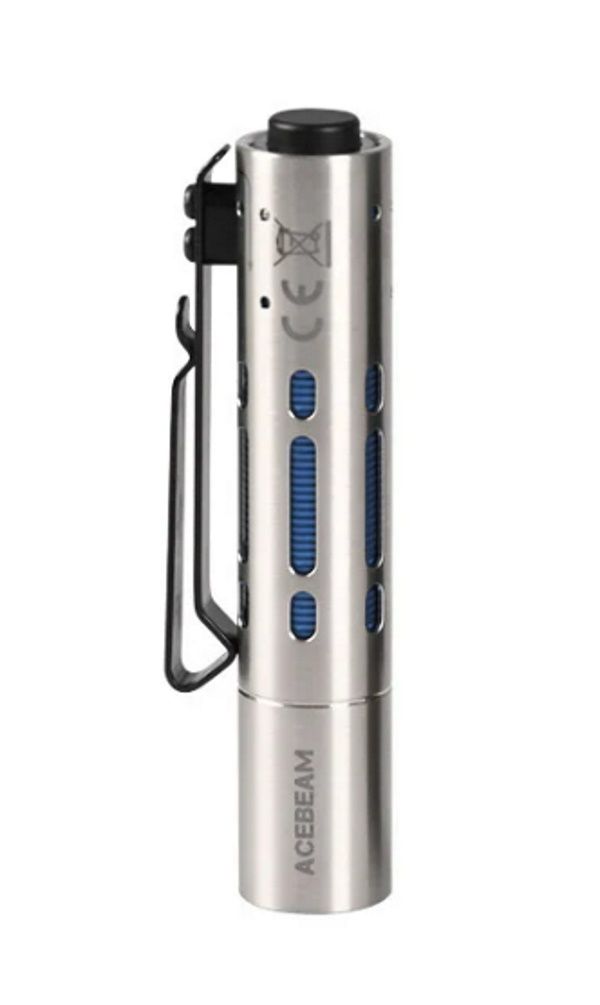 Load image into Gallery viewer, Acebeam Rider RX EDC AA Flashlight - Silver