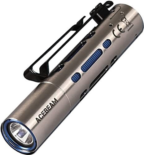 Acebeam Rider RX EDC AA Flashlight - Silver