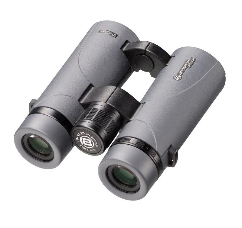 Load image into Gallery viewer, Bresser Pirsch ED 10x42mm Phase Coating Binoculars - Grey
