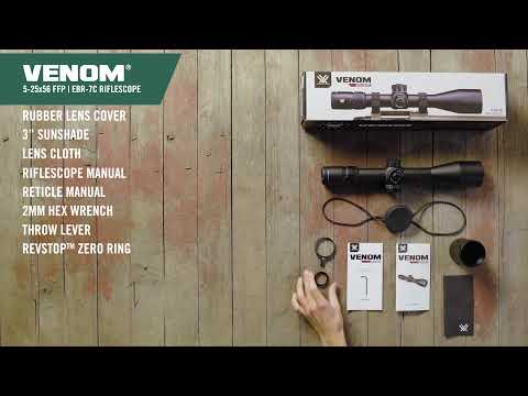 Load and play video in Gallery viewer, Vortex Venom® 5-25X56 FFP EBR-7C (MOA) | 34 mm Tube